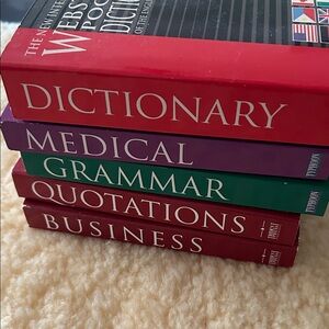 Reference Book Set - Red, Green, Purple